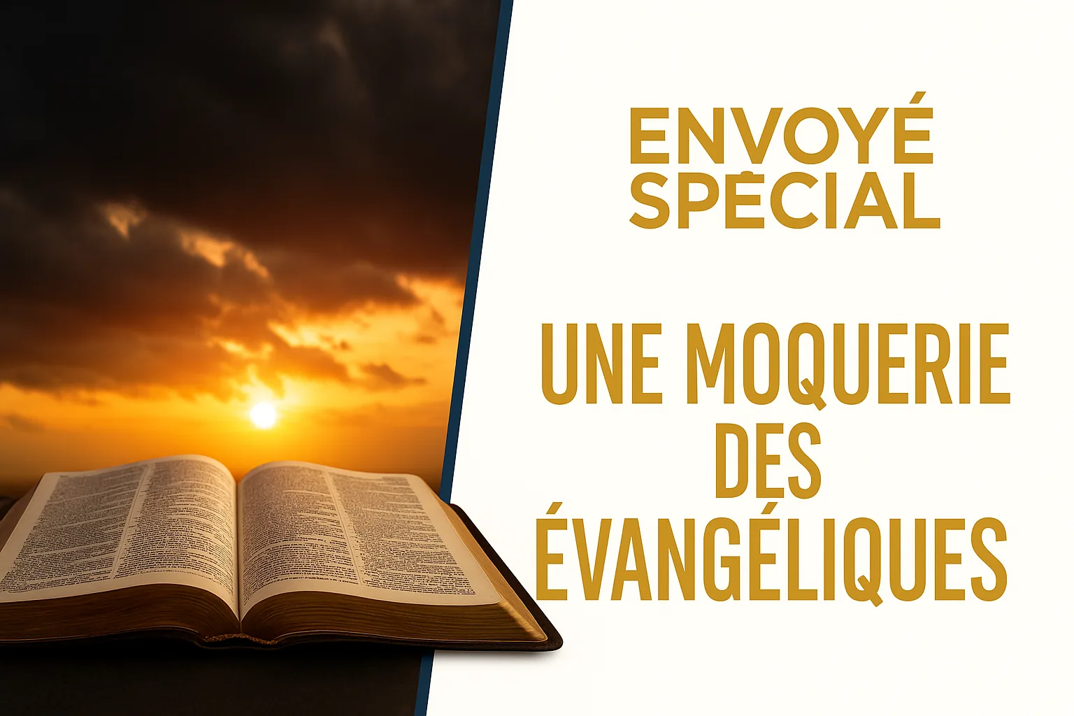 Analyse de l’émission Envoyé Spécial sur les évangéliques