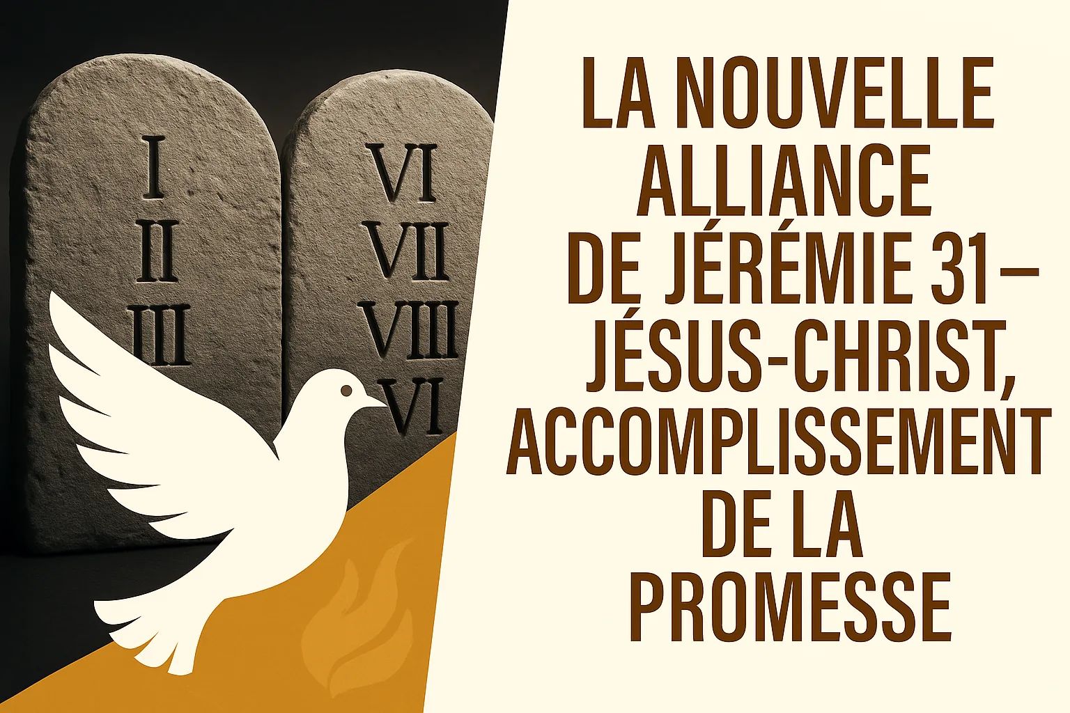 Nouvelle Alliance de Jérémie 31 — accomplissement en Jésus-Christ