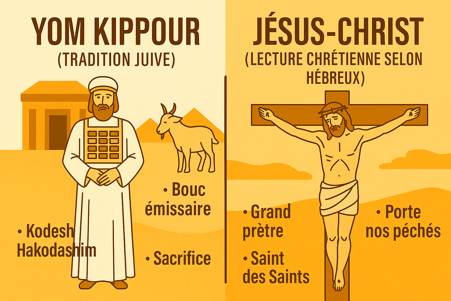 Yom Kippour et Jésus-Christ — Grand Prêtre, sacrifice parfait et pardon éternel
