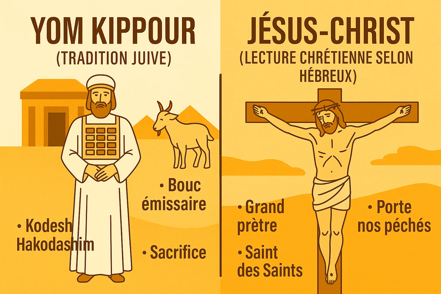 Yom Kippour et Jésus-Christ — Grand Prêtre, sacrifice parfait et pardon éternel