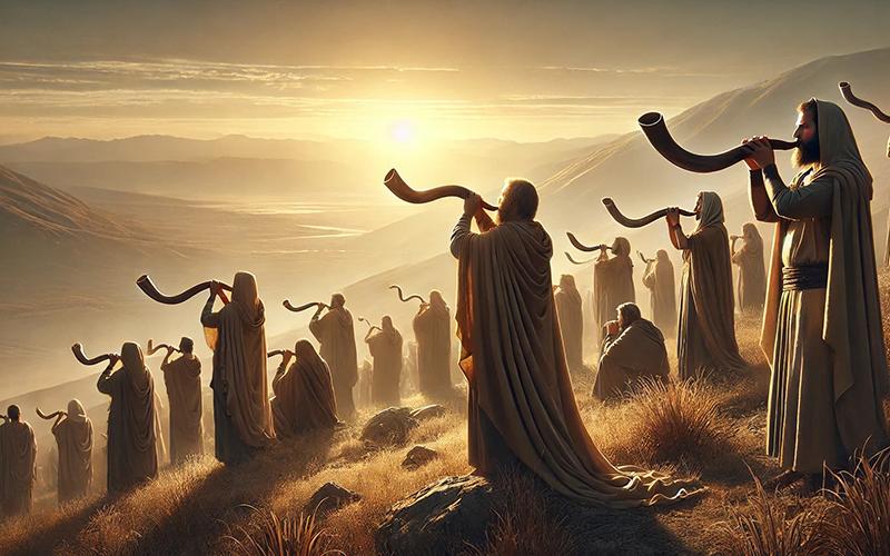 Fête des Trompettes — shofar